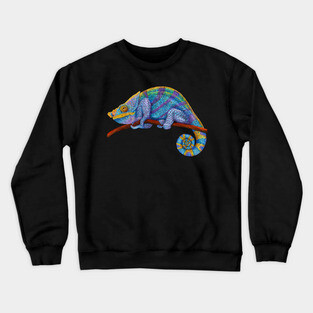 Panther Chameleon Crewneck Sweatshirt