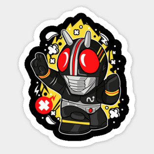 Kamen Rider Pop Art Sticker