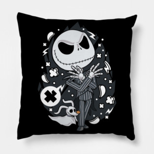 Jack Skellington Pop Art Pillow