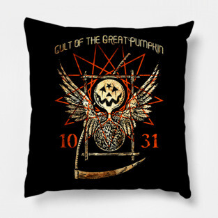 Cult of the Great Pumpkin: Thanatos Hourglass Pillow
