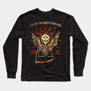 Cult of the Great Pumpkin: Thanatos Hourglass Long Sleeve T-Shirt