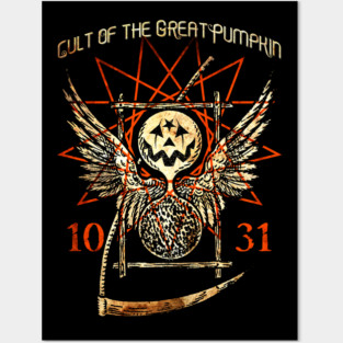 Cult of the Great Pumpkin: Thanatos Hourglass Posters and Art