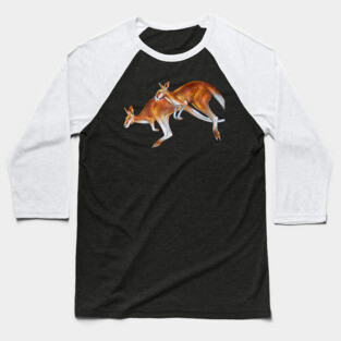 Kangaroo Baseball T-Shirt