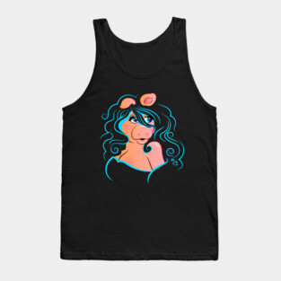 Electric Diva - Blue Tank Top