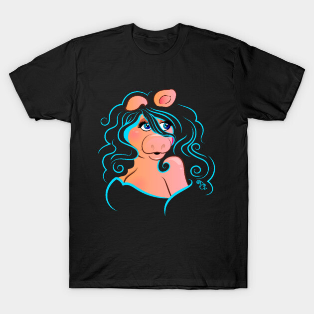 Electric Diva - Blue T-Shirt by Toni Tees