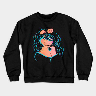 Electric Diva - Blue Crewneck Sweatshirt