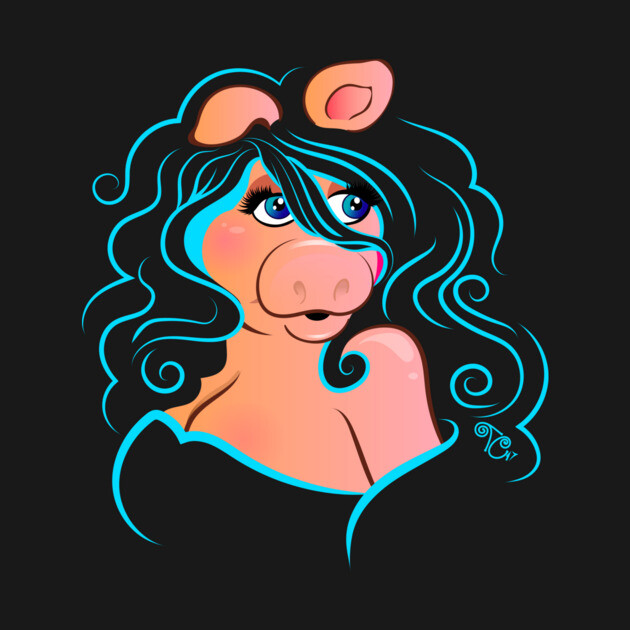 Electric Diva - Blue by Toni Tees