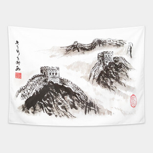 The Great Wall of China 02 Tapestry