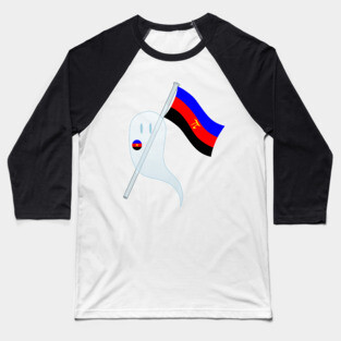 Pride Ghosts - Polyamorous Baseball T-Shirt
