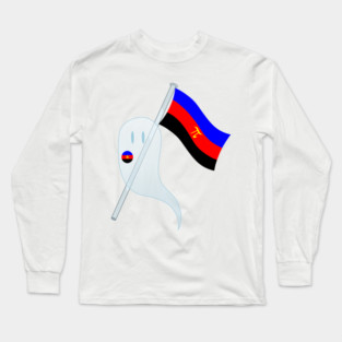 Pride Ghosts - Polyamorous Long Sleeve T-Shirt