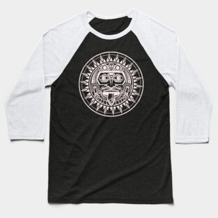 Mayan Circle Baseball T-Shirt