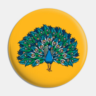 Peacock Pin