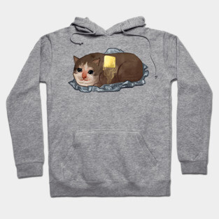 I Am Potato sad cat Hoodie