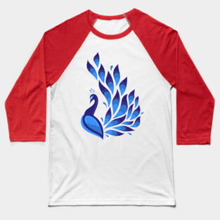 Peacock Baseball T-Shirt