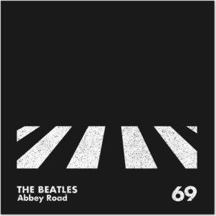 Abbey Road / Minimal Graphic Design Tribute Posters and Art