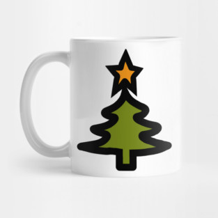 Simple Christmas Tree Mug