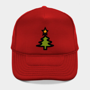Simple Christmas Tree Hat