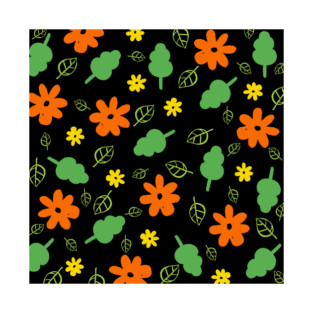 Flowers and leaves T-Shirt