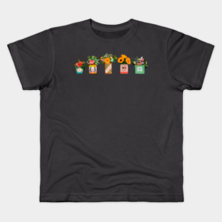 Vintage Tins For Social Justice Kids T-Shirt