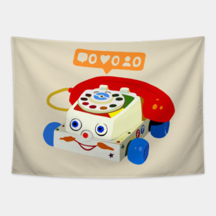 Telephone Toy Tapestry