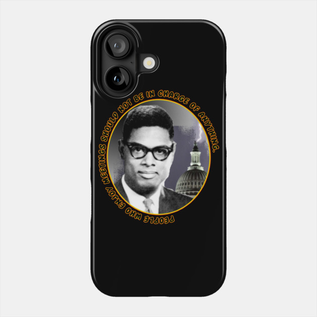 Thomas Sowell - Rock for Light Phone Case by silentrob668