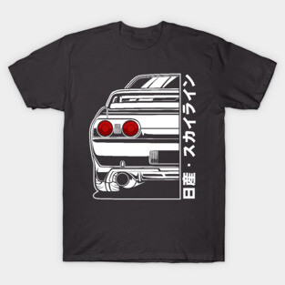 Nissan Skyline R32 GTR (White Print) T-Shirt