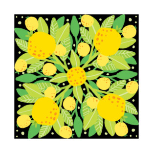 When life gives you lemons, make a lemon pattern T-Shirt