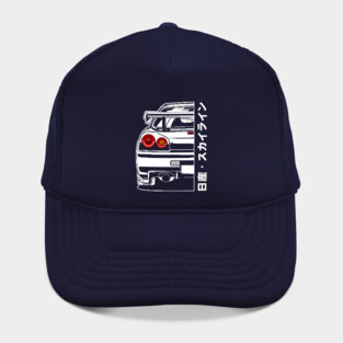 Nissan Skyline GTR R34 (White Print) Hat
