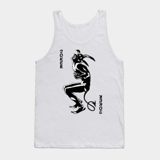 Vintage Character of Playing Cards Tank Top