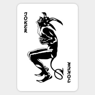 Vintage Character of Playing Cards Sticker