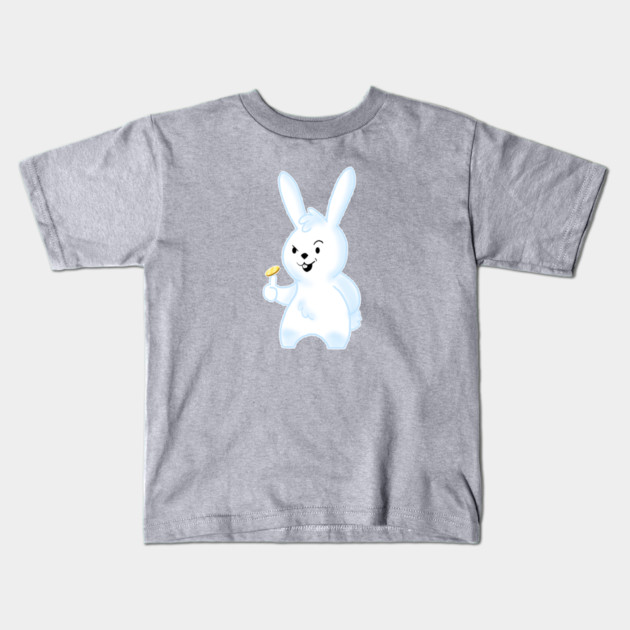 LUCKY RABBIT Kids T-Shirt by droidmonkey