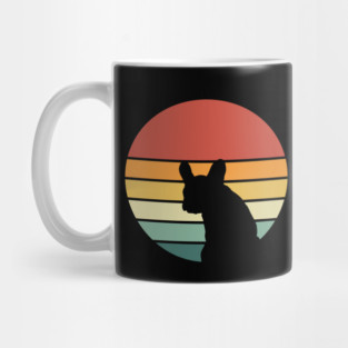 French bulldog vintage sun, frenchie mom and dad Mug