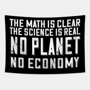 No Planet No Economy Tapestry