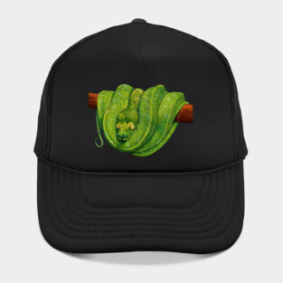 Green Tree Python Hat