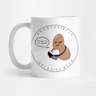 Demisexual Pride: Aggressively Inclusive Bean Mug