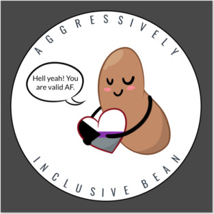 Demisexual Pride: Aggressively Inclusive Bean Posters and Art
