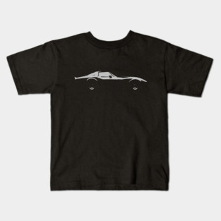 C3 Corvette Side View Kids T-Shirt