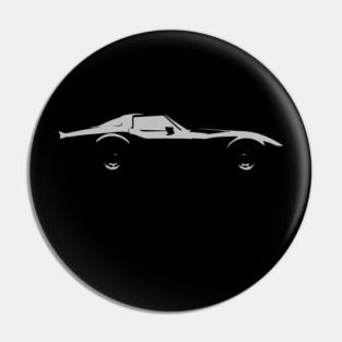 C3 Corvette Side View Pin