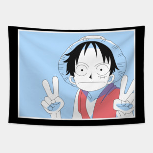 Luffy Funny Face Tapestry