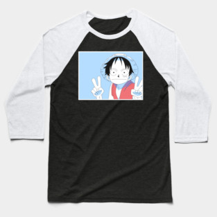Luffy Funny Face Baseball T-Shirt