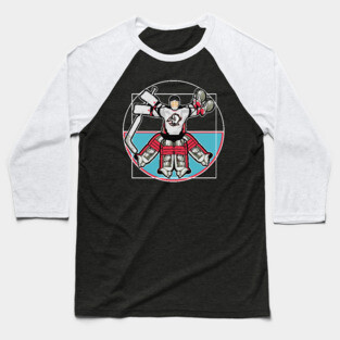 Vitruvian Hasek Baseball T-Shirt