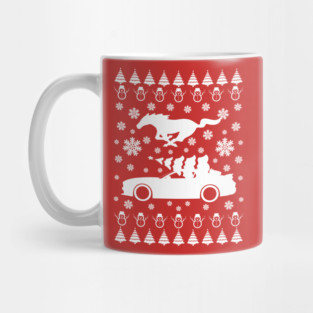 CHRISTMAS MUSTANG Mug