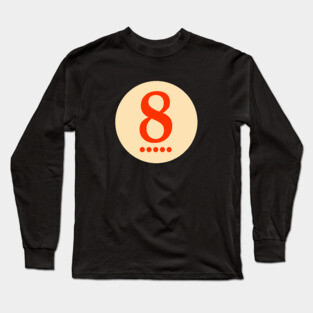 Lucky Number 8 Long Sleeve T-Shirt