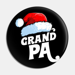 Christmas Santa Hat Grandpa Pin