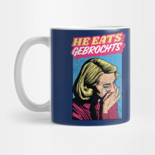 He Eats Gebrochts! Jewish Humor Mug