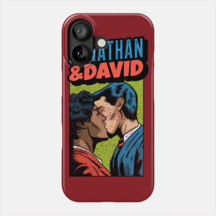 Jonathan & David - The Gayest Biblical Couple - Jewish Humor Phone Case