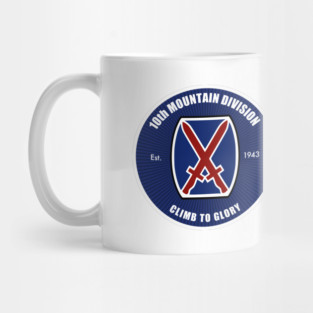 10th Mountain Division Patch Mug