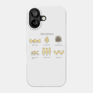 Know your pasta Phone Case