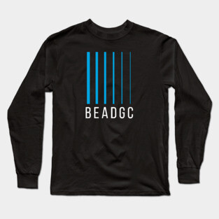 Bass Player Gift - BEADGC 6 String - Cyan Long Sleeve T-Shirt