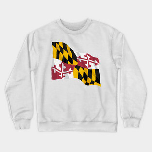 Maryland State Flag Crewneck Sweatshirt